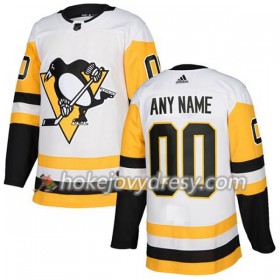Pánské Hokejový Dres Pittsburgh Penguins Personalizované Bílá 2017-2018 Adidas Authentic